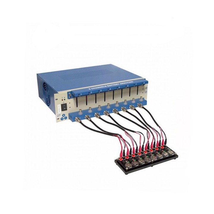 เครื่องวิเคราะห์เครื่องทดสอบแบตเตอรี่ 8 ช่อง (6.0-3000mA, สูงสุด 5V) พร้อมซอฟต์แวร์สำหรับการวิจัย