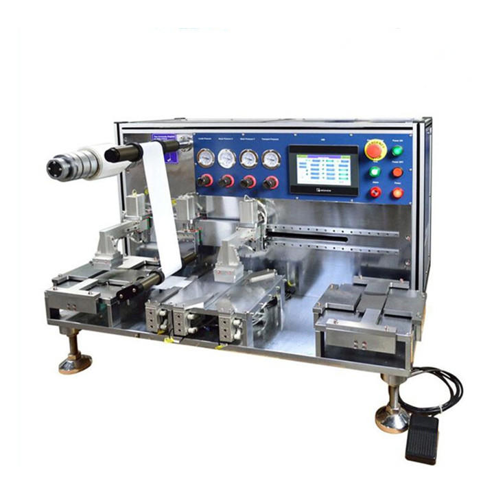 เครื่องซ้อนเซลล์ถุงแบบกึ่งอัตโนมัติความแม่นยำสูงสำหรับการผลิตเซลล์ถุง