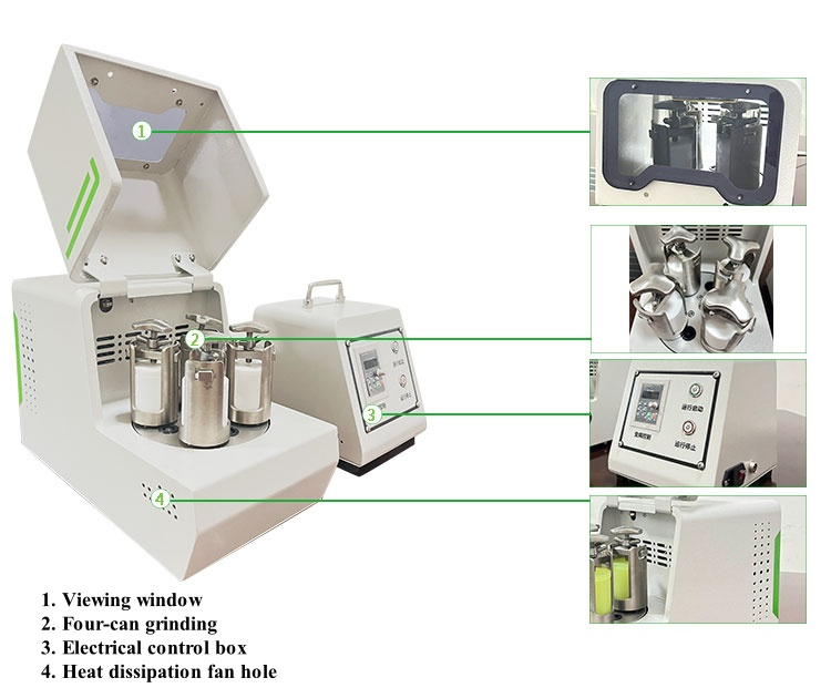 เครื่องบดลูกบอลแบบดาวเคราะห์ เครื่องบดลูกบอลแบบดาวเคราะห์