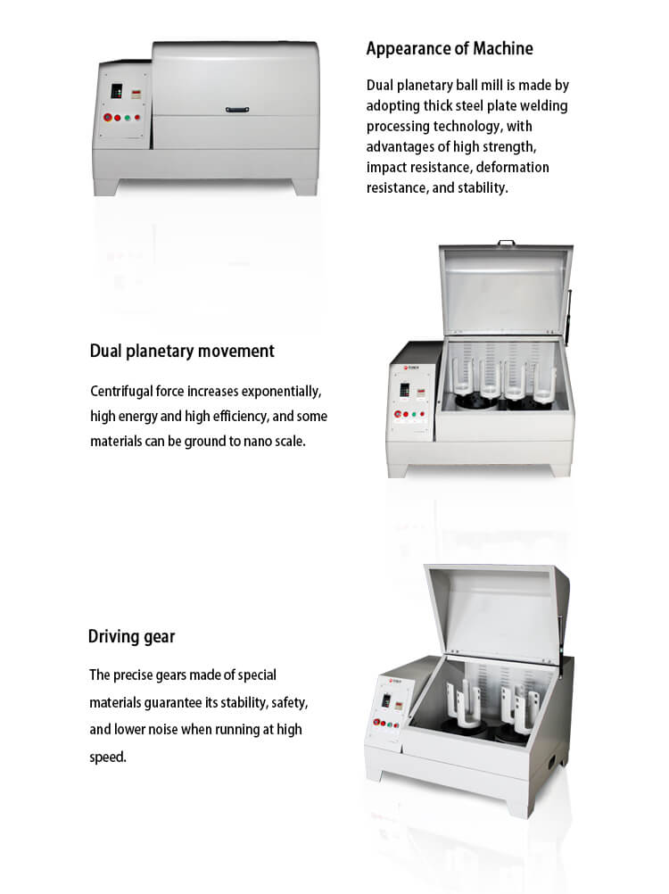เครื่องบดลูกบอลแบบดาวเคราะห์คู่