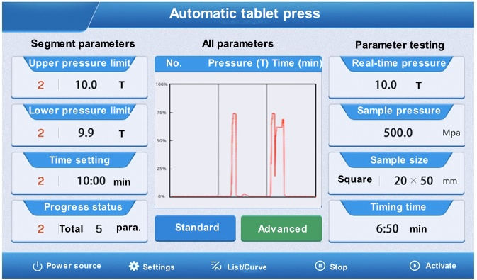เครื่องอัดผงอัตโนมัติ