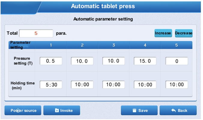 เครื่องอัดผงอัตโนมัติ