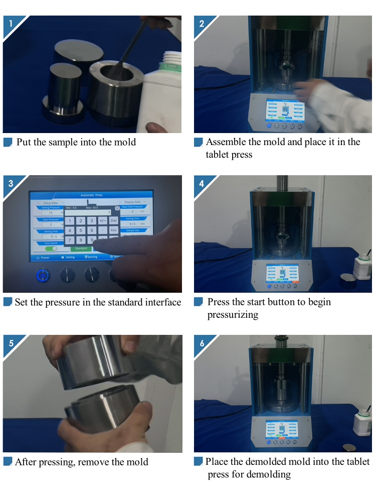 เครื่องอัดผงอัตโนมัติ