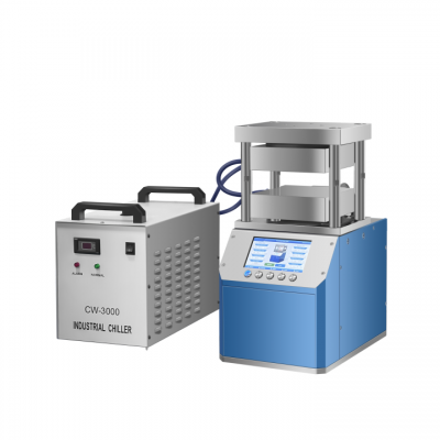 Lab 500C 25T เครื่องรีดแผ่นร้อนอัตโนมัติพร้อมโปรแกรมหลายขั้นตอน