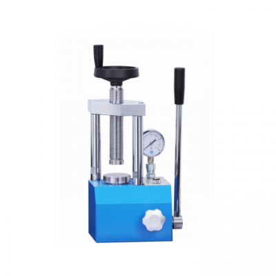 เครื่องอัดไฮดรอลิกแบบใช้มือขนาดเล็กสำหรับห้องปฏิบัติการ 5 ตัน พร้อมขนาดแม่พิมพ์เสริม