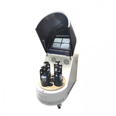 เครื่องบดแบบลูกกลิ้งทรงครึ่งวงกลมแนวตั้งขนาด 4 ลิตรและ 8 ลิตร สำหรับการบดและผสมผลิตภัณฑ์แบบแห้งและแบบเปียก