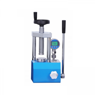 เครื่องอัดไฮดรอลิกแบบใช้มือขนาดเล็กยี่ห้อ TMAX รุ่น 3T Lab สำหรับการอัดวัสดุผง