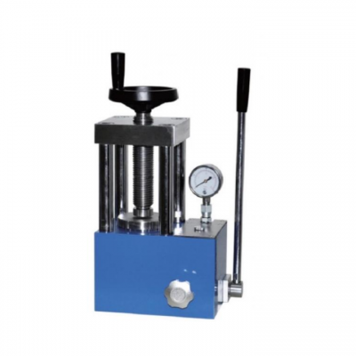 เครื่องอัดผงไฮดรอลิกแบบแมนนวล Lab 25T พร้อมสี่คอลัมน์