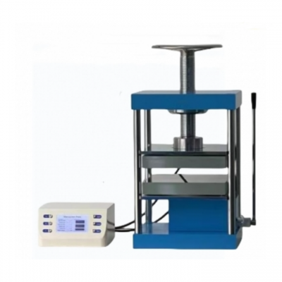 เครื่องอัดความร้อนไฮดรอลิกแบบแบนสองชั้นกว้าง 300C 500C สำหรับการอัดเม็ดผง