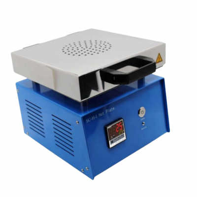 เครื่องอบกาวอุณหภูมิสูง 300C หรือแผ่นความร้อนพร้อมพื้นที่ทำความร้อน 200X200 มม.