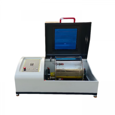 เครื่องบดลูกกลิ้งแบบเคลื่อนที่ขนาดกะทัดรัด 0.75 กิโลวัตต์สำหรับห้องปฏิบัติการ พร้อมมอเตอร์ป้องกันการระเบิด