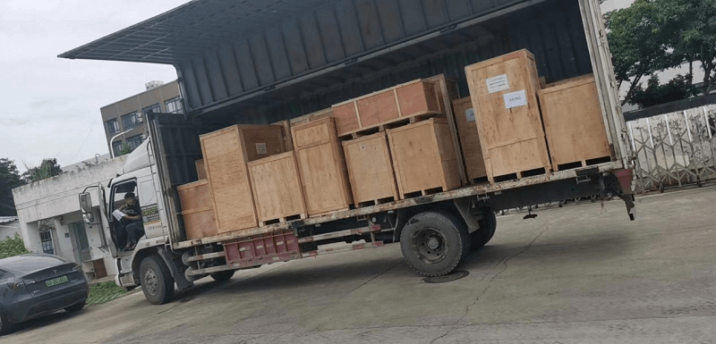 สายการประกอบแบตเตอรี่ทรงกระบอก TMAX 18650 21700 26650 32700 สำหรับลูกค้าชาวอินเดีย